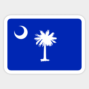 South Carolina Flag – Palmetto & Crescent Sticker